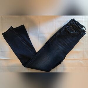 Ladies Kancan Jeans Sz 27 High Rise Skinny Ankle Dark Wash